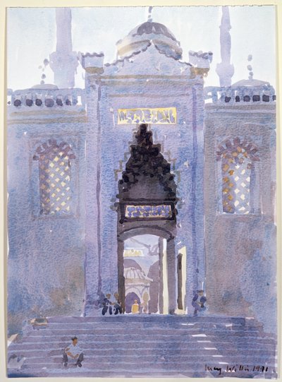 Gateway to The Blue Mosque, 1991 by Lucy Willis